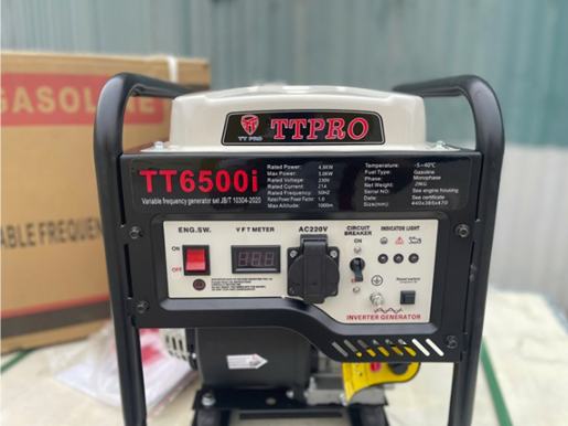 Tổ máy phát điện chạy bằng xăng TT6500i
